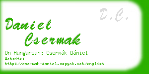 daniel csermak business card